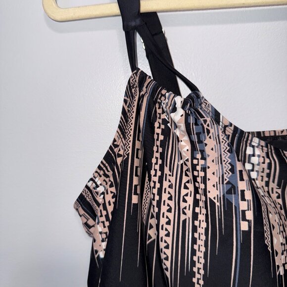 Swimsuits for All Aztec Print Swimsuit One Piece Geometric Design Size 18 - Picture 3 of 9